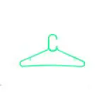 KEM, S.S Hanger Green Plastic Hanger | Stylish & New Hanger | Hangers, Plastic Hangers for Clothes & Wardrobe, Set of 6