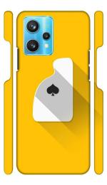 YAPZONE Ace Card Yellow |Designer Printed Hard Back Cover for Realme 9 Premium & Attractive Case for Your Smartphone
