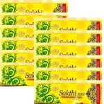 TWO HANDS SAKTHI ECO AGARBATHI Incense Sticks Agarbathi (100 Sticks Per Box) (PACK OF 12)