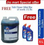 FC-1ST CLEAN Disinfectant Toilet Cleaner Liquid- 5 LTR ( With 2pcs of TC 500ml FREE)