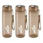 Milton Plastic Brown Hector 1000 Pet Water Bottle (Set Of 3)