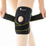 LEOSPORTZ Knee Support for Men (1Pair) Ortho Knee Cap Women | Knee Sleeves for Running Jogging Gym Squats | 4 Way Compression Knee Sleeves (S/M(12-18inch), Black)