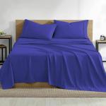 SLEEPINO - 100% Egyptian Cotton Fitted Bedsheet - 3 Pcs. Elastic Fitted Bedsheet Set Include 1 Fitted Sheet (72