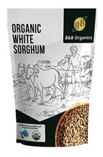 B&B Organics White Sorghum (1 kg) (Whole Grain) (Cholam | Vella solam | Jowar | Jola | Jonna)