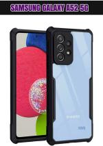 XOVO Back Cover for Samsung Galaxy A52s 5G, Samsung Galaxy A52 (Transparent, Dual Protection, Pack of 1)