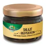Zandu Shilajit Gold Plus Resin 20 g| More Power, Strength & Stamina |Packed with the purest form of Shilajit + Gold + Kesar and 11 Ayurvedic ingredients | Enhanced Taste with Cardamom