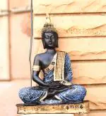 Miss Peach - Multicolor Vastu Fangshui Lord Gautam Buddha Statue Big Size Idols(bvpsmdbudbl) , Diwali Gift, Best Gift for Diwali Decor, Diwali Decoration