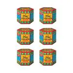 Tiger Balm Red Ointment For Effective Relief From Body Pain, Joint Pain, Knee Pain, Muscular Ache & Sprain | Ayurvedic Pain Relief Balm | 21ml | Pack of 6
