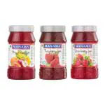 Manama Raspberry Jam, Strawberry Jam and Mixed Fruit Jam| 500gms Each| Pack of 3