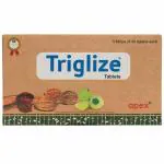 Green Milk Triglize Tablets for Cholesterol Control, 5 strips (30 capsules each)