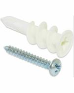 LOVELY Nylon Self Drilling SS Dry Wall Anchor Plug 35mm Pack of 100 Pcs