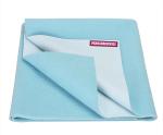 Pandaoriginals Cotton Baby Bed Protecting Mat (Sky blue, Large)