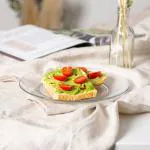 Incrizma Clear Glass Dinner Plates 23 cm Diameter Set of 6