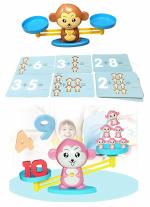 Kiddale Monkey Balance Counting Educational Math STEM Board Game Toy for Girls and Boys for Ages 3 4 5 6 Year, Kindergarten and Preschool