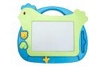 GOLD LEAF Hen Shaped Magic Slate for Kids,Easy Reading Writing Learning Magic Board with Single Pen and 2 Stamp (Blue)