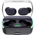 Firetouch Wireless Earbuds M60 Bluetooth Headphones 130Hrs Playtime with 2500mAh Wireless Charging Case LED Display Hi-Fi Waterproof Earphones for Sports Running Workout Gaming