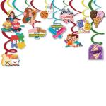 Festiko 12 Pcs Happy Friendship Day Swirls With Cutouts