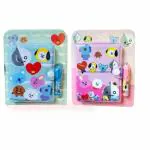 Kalra Magic Cartoon Theme Small Pocket Diary with Pen Cute Carto Stationery Set for Students Kids and Children Perfect Birthday Return Gift (Pack 2 Multi Design) (Cute Leptop Pack 2)