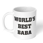 Akipi World Best Baba Ceramic Coffee Mug 11oz