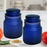 Pure Source India Blue Glass Jars & Containers 110 Milliliters