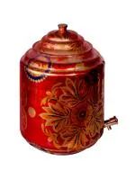 16 LITRE Copper Container,Copper Pot,Copper Tank,Copper Water Dispenser,Copper Matka