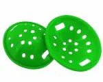 Bos Medicare Surgical Eye Shield Plastic for Eye protect Eye- care (10 Pieces) green colour