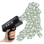 My Party Suppliers Make It Rain Money Shooter, Money Injector Cash Cannon Rain Cash Gun, Money Stress Reducer Anti-Anxiety Toy Christmas Gift Toys for Children and Adults Fun Toy