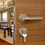 LAPO 113 Premium Mortise Door Handle Locks with 4 Latches for All The Doors of Home/Office (Matt)