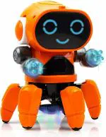 QUALITIO Pioneer Bot Robot Colorful Lights and Music Dancing Robot Toys.