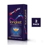 KamaSutra LongLast Condoms, Dotted Texture, 20 count - Pack of 2