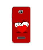 Casotec Valentines Day Design Printed Silicon Soft TPU Back Case Cover for Micromax Canvas Spark 3 Q385