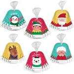 Festiko 6 Pcs Christmas Gift Tags Combo 2, Xmas Santa Gift Tags For Gift Wrap