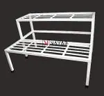 NAYAB 74 cm Long Step Style Rectangular Planter Flower Pot Display Plant Stand for Balcony Garden Indoor Outdoor Corner Shelf Rack