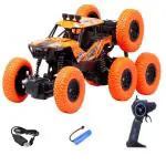 KTRS ENTERPRISE 8 Wheel Rock Crawler Remote Control Car 1:18 Scale High Speed Monster Truck Toys for 5 Years Old Kids Boys (Multicolor)