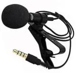 Glarixa Clip On Mini Mic Collar Microphone For PC Computer Laptop Gaming Sound Recording
