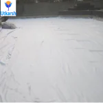 Utkarsh 120 GSM Geo Textile Cloth/Geo Membrane Waterproof Roof/Geotextile Non-Woven Fabric Cloth for Sub-Surface Drain/Terrace/Garden | White, 7.33 ft X 68.2 ft (500 Sq.ft)