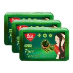 Kesh Nikhar Pure Neem Leaf Soap Purifying Neem Soap For Acne, Pimples And Rashes | Handmade Bath Soap With Essential Oil - 125gms (Pack of 3)