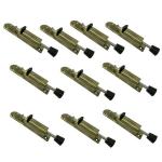 4You Antique Alloy Steel, Stainless Steel Classic Brass Finish Foot Operated Door Stopper for Home and Office (Pack of 10)