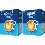 Equal Original Low Calorie Sweetener, Sugar Free, Low Calories, Sugar Control, 100 Sachet, Pack of 2