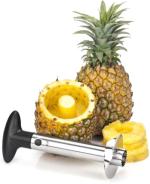 FULKIZA Pineapple Cutter Stainless Steel Straight Machine Pineapple Slicer (1 * Pineapple Cutter)