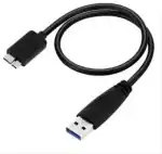 Tech gear portable External Hard Drives disk hdd USB 3.0 cable A to Micro B Super Speed upto 5 GBPS data transfer cable Converter Cable adapter for compatible with WD/Bufallo/Seagate/Toshiba/Samsung/Hitachi/Transcend/Sony/HP/Sony/transcend Samsung Galaxy