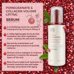 The Face Shop Pomegranate And Collagen Volume Lifting Serum, Face Serum With 10% Marine Collagen & Hyaluronic Acid (80ml)