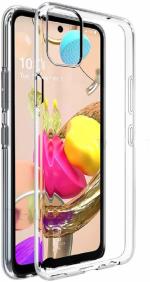 Mintak LG K42 Transparent Silicon Mobile Back Cover