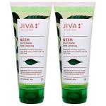 JIVA AYURVEDA Neem - Prevents Pimples, Breakouts, Oily Skin, Dull Skin and Clogged Pores - 100 g Each - Pack Of 2 Face Wash (100 g)