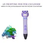 Protomont TECHNOLOGIES Melt3D The Crafter 3D Pen Inspire Kids Imagination with Tiger Designs (Purple)
