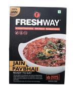 Freshway Jain Pav Bhaji Combo Pack of 2 Instant Food Ready to Cook and Eat