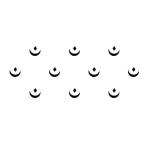 Comet Busters Black Bindi For Women