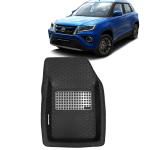 Kingsway 4.5D 5D Car Floor Foot Tray Mats for Toyota Urban Cruiser 2020 Onwards Model, Black Color, Top Notch PVC, Complete Set of 3 Piece