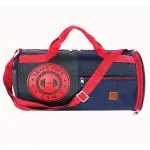 Leather World Gym Duffle Bag for Men & Women (Red)