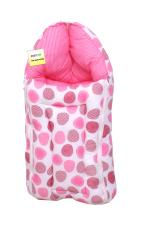 Kwitchy New Born Baby Sleeping Bag Carry Bag for Newly Born Babies (0-6 Months)Cotton, lightweight